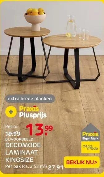 Aanbieding: Decomode laminaat kingsize