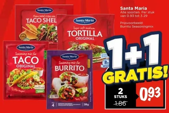 Aanbieding: Taco Shell, Tortilla, Taco Original, Burrito