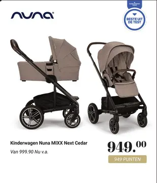 Aanbieding: Kinderwagen Nuna MIXX Next Cedar