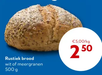 Promotie: Rustiek brood