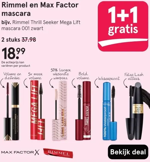 Aanbieding: Mascara