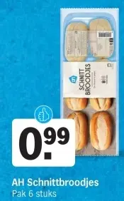 Aanbieding: AH Schnittbroodjes