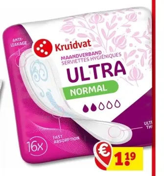 Aanbieding: Maandverband Ultra Normal