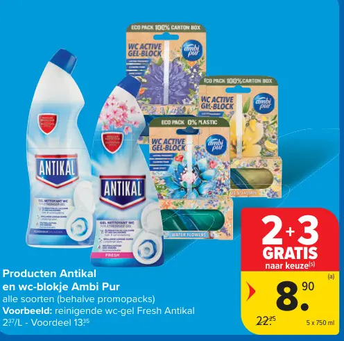Promotie: Antikal en wc-blokje Ambi Pur