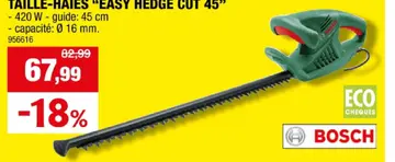 Offre: Taille-haies "easy hedge cut"