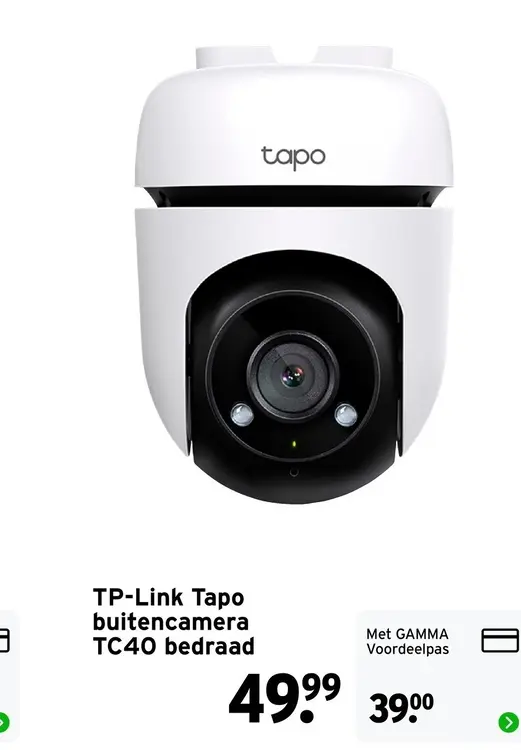 Aanbieding: Tapo buitencamera TC40 bedraad