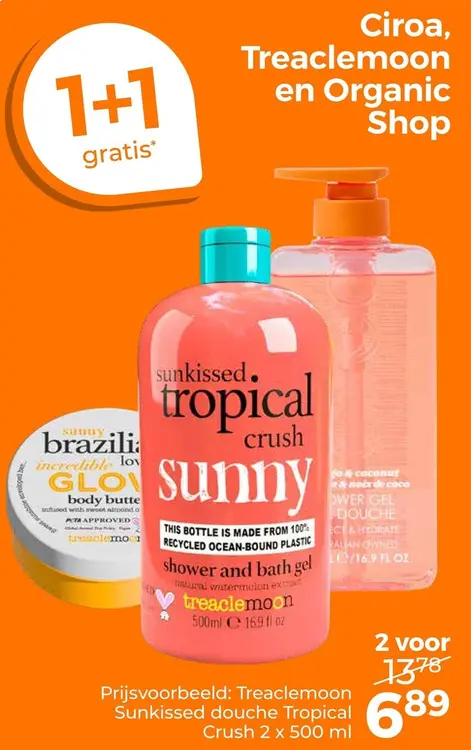 Aanbieding: Treaclemoon Sunkissed douche Tropical Crush
