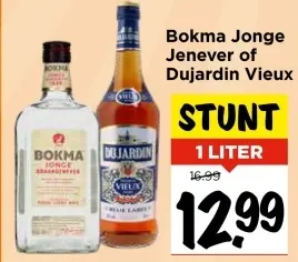 Aanbieding: Bokma Jonge Jenever of Dujardin Vieux
