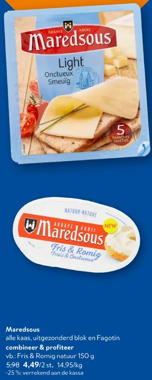 Promotie: Maredsous Fris & Romig natuur