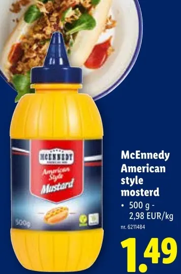 Promotie: American style mosterd