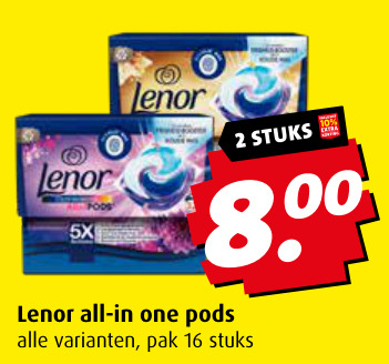 Aanbieding: Lenor all-in one pods