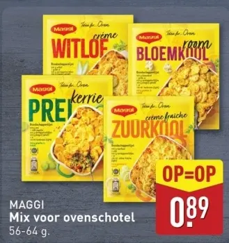 Aanbieding: Mix voor ovenschotel