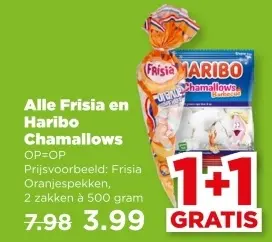 Frisia en Haribo Chamallows