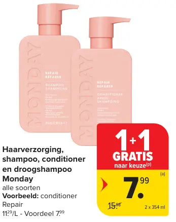 Promotie: Haarverzorging, shampoo, conditioner en droogshampoo