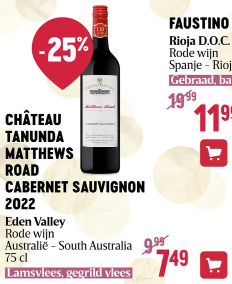 Aanbieding: Matthews Road | Cabernet Sauvignon