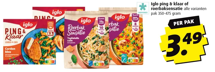 Aanbieding: ping & klaar of roerbaksensatie