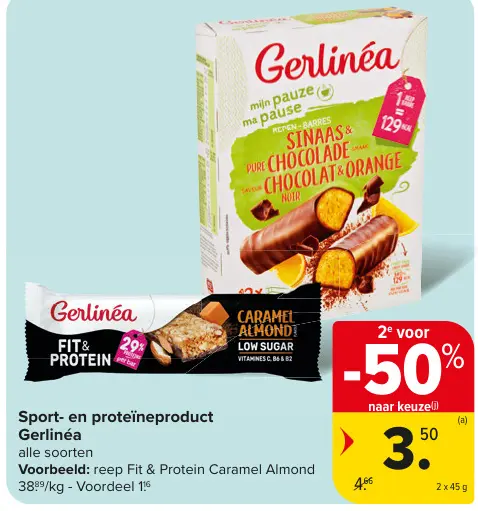 Promotie: Sport- en proteïneproduct