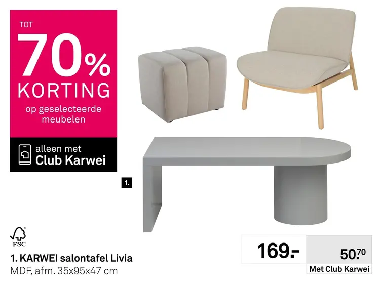 Aanbieding: Geselecteerde meubelen