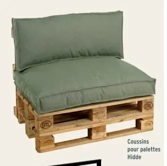 Offre: Coussins pour palettes