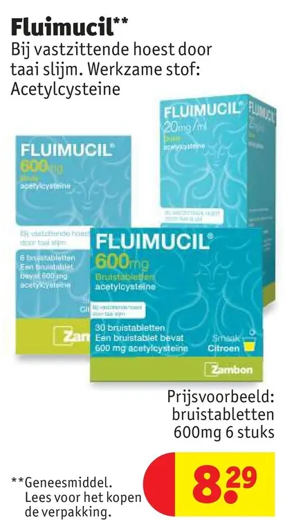 Aanbieding: Fluimucil