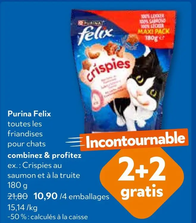 Offre: Crispies au saumon et à la truite
