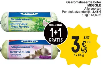 Aanbieding: Kruidenboter Knoflookboter