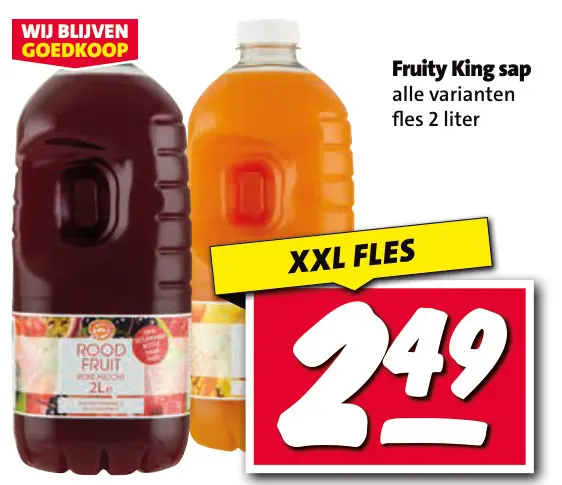 Aanbieding: Fruity King sap