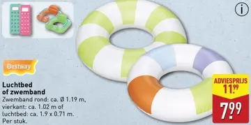 Aanbieding: Luchtbed of zwemband