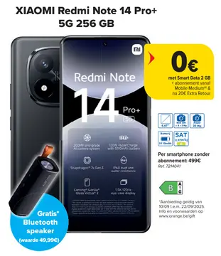 Aanbieding: XIAOMI Redmi Note 14 Pro+