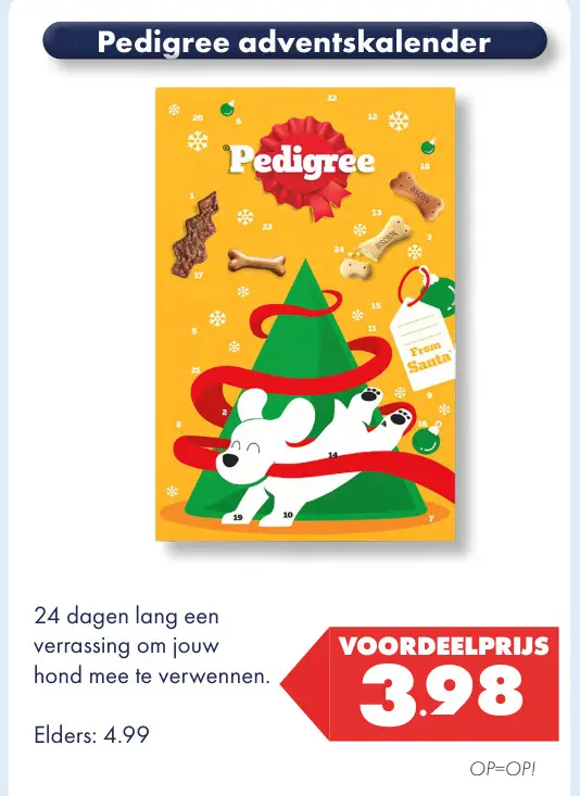 Aanbieding: Pedigree adventskalender