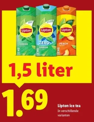 Aanbieding: Lipton ice tea
