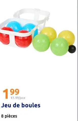 Offre: Jeu de boules
