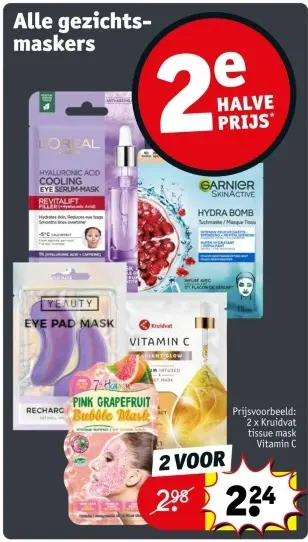 Promotie: Alle gezichtsmaskers
