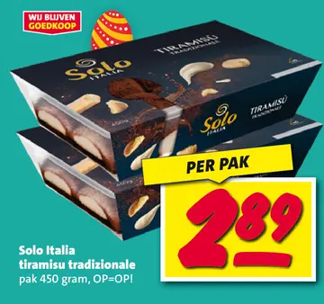 Aanbieding: Solo Italia tiramisu tradizionale
