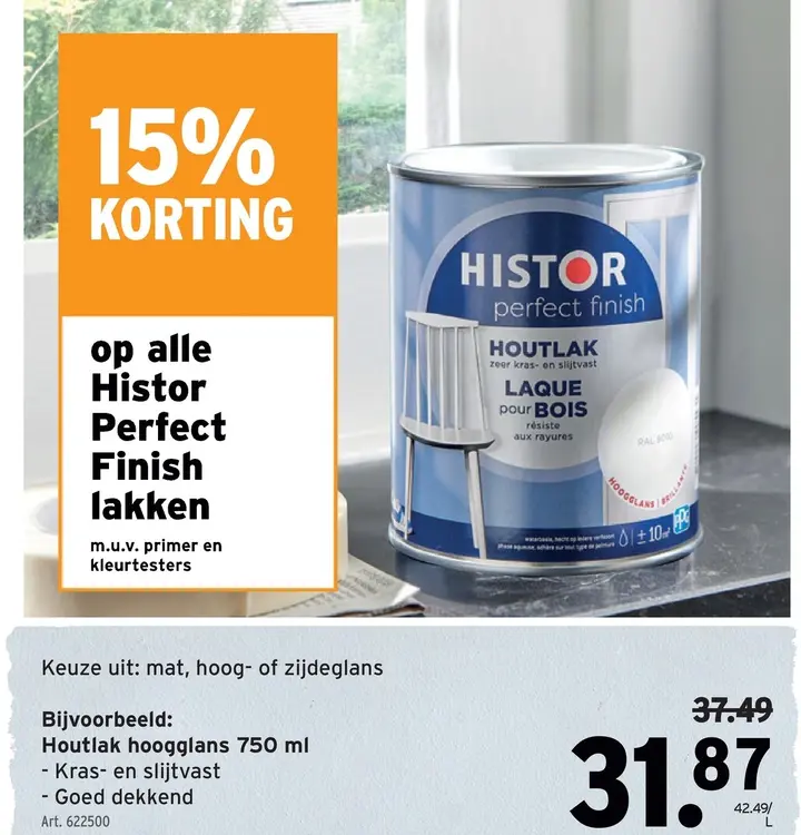 Promotie: Houtlak hoogglans