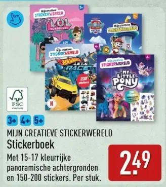 Aanbieding: Stickerboek