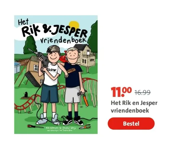 Aanbieding: Het Rik en Jesper vriendenboek