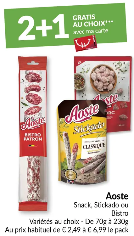 Offre: Snack, Stickado ou Bistro