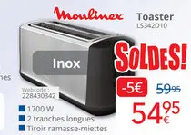 Offre: Moulinex Toaster LS342010