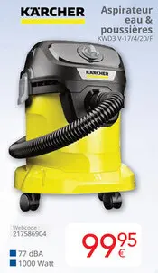 Offre: Aspirateur eau & poussières