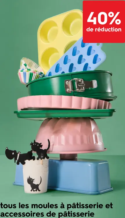 Offre: HEMA Tous les moules à pâtisserie et accessoires de pâtisserie