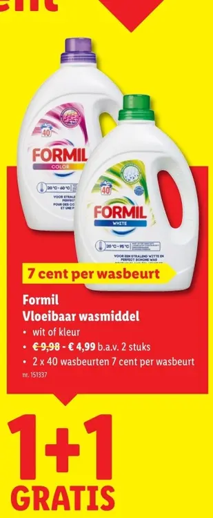 Aanbieding: Vloeibaar wasmiddel