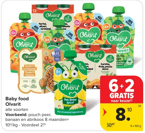 Promotie: Baby food