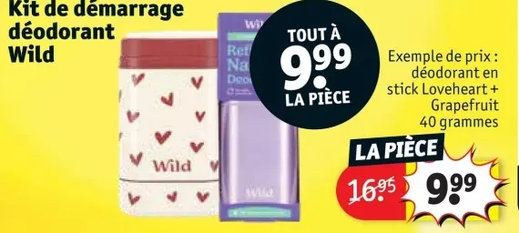 Offre: Kit de démarrage déodorant