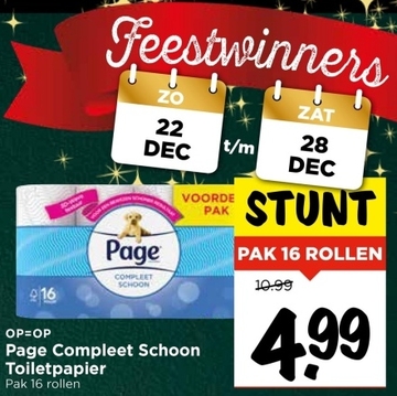 Aanbieding: Page Compleet Schoon Toiletpapier