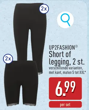 Promotie: Short of legging