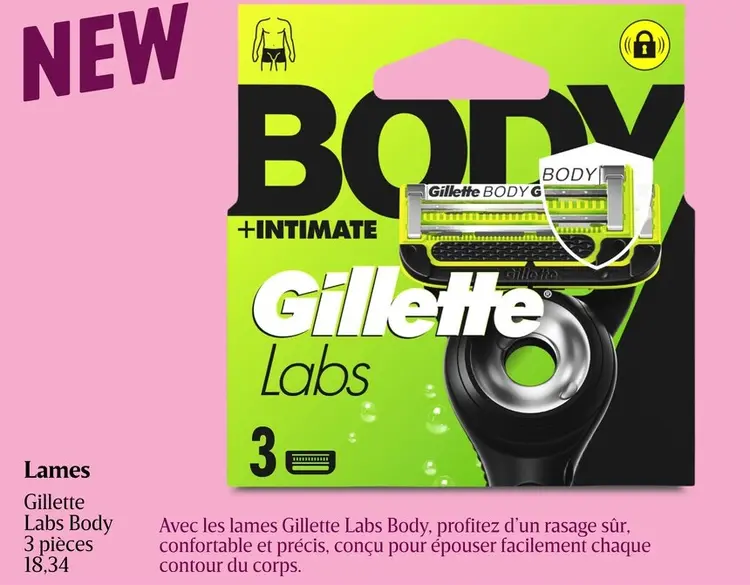 Offre: Lames Gillette Labs Body