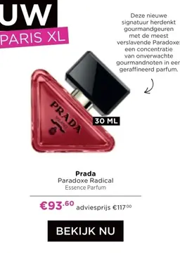 Aanbieding: Prada Paradoxe Radical Essence Parfum
