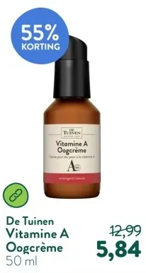 Aanbieding: Vitamine A Oogcrème