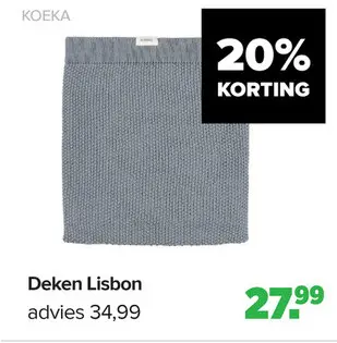 Aanbieding: Deken Lisbon